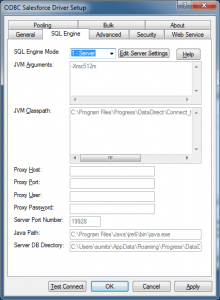 Configure Salesforce ODBC