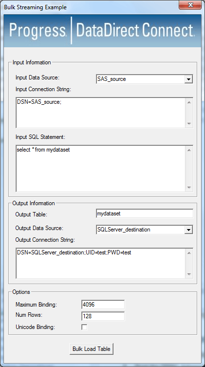 Export SAS Dataset to SQL Server