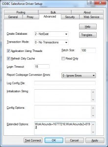 Salesforce ODBC Data Source