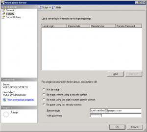 SQL Server Linked Server to Salesforce