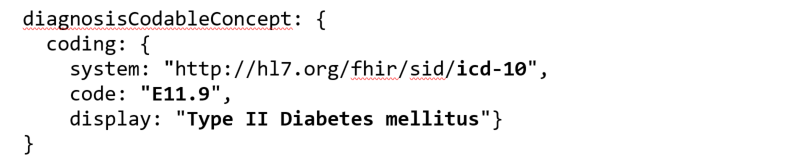 DiagnosisCodableConcept - Diabetes - v2