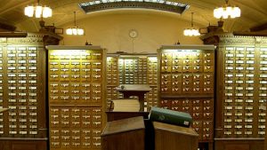 library card catalog