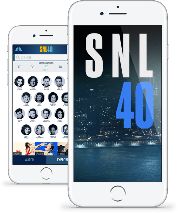 SNL40 iPhone app screenshot